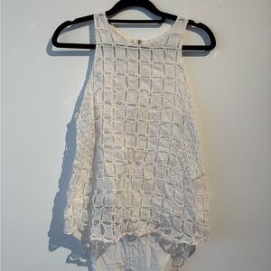 Rag & Bone White Textured Top